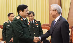 Đại tướng Phùng Quang Thanh tiếp Đại sứ Hàn Quốc