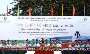 Chương trình kỷ niệm Ngày Nước thế giới tổ chức tại Lai Châu 