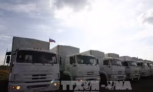Nga khởi hành đoàn xe viện trợ mới tới Đông Ukraine 