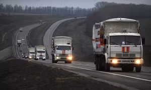 Nga tiếp tục gửi đoàn xe cứu trợ tới Đông Ukraine