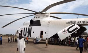 Trực thăng chở hàng của LHQ rơi ở Nam Sudan