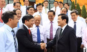 Chủ tịch nước gặp mặt đại biểu Đảng ủy Khối doanh nghiệp Trung ương 