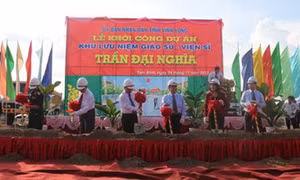 Khởi công Khu lưu niệm Giáo sư, Viện sĩ Trần Đại Nghĩa