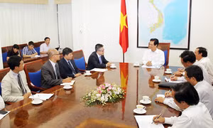 Thủ tướng Nguyễn Tấn Dũng tiếp Giáo sư Ngô Bảo Châu