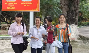 Niềm vui sau khi hoàn thành môn thi cuối