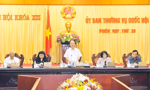 Khai mạc Phiên họp thứ 30, Ủy ban Thường vụ Quốc hội Khóa XIII 