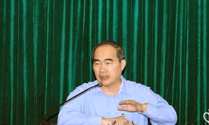 Đồng chí Nguyễn Thiện Nhân thăm, làm việc tại Lý Sơn