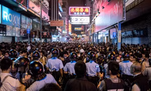 Thủ lĩnh biểu tình Hong Kong bị cấm hiện diện tại Mong Kok