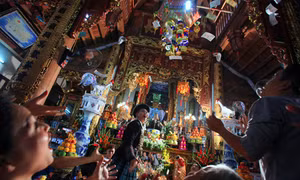 Liên hoan văn hóa tín ngưỡng thờ mẫu Hà Nội năm 2014