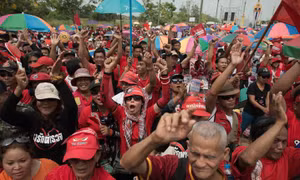 Một người biểu tình Thái Lan bị bắn chết 