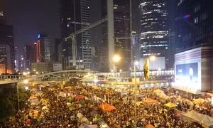 ‘Chiếm Trung tâm’ ở Hong Kong đêm trước ‘giờ G’