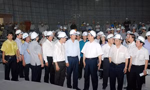 Thủ tướng kiểm tra tiến độ thi công Nhà Quốc hội 