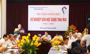 Hội thảo “Sự nghiệp văn học Đặng Thai Mai”