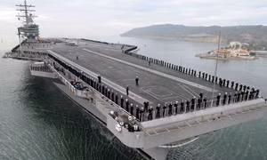 Mỹ điều tàu sân bay hạt nhân Ronald Reagan đến Nhật 