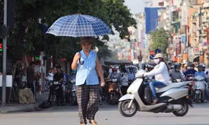Hiệu ứng phơn hoạt động mạnh, miền Trung khô nóng 
