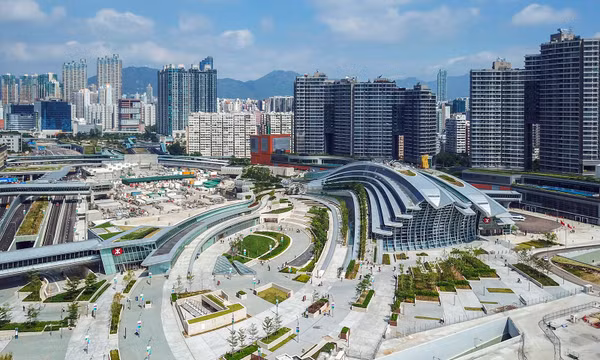 Quang cảnh ga Tây Cửu Long, Hong Kong. Ảnh: Wikimedia Commons