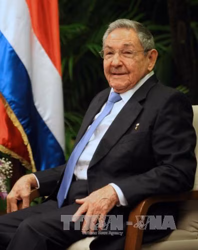 Chủ tịch Cuba bắt đầu chuyến thăm chính thức Pháp ảnh 1