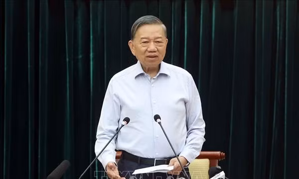Tổng Bí thư, Chủ tịch nước Tô Lâm làm việc với Ban Thường vụ Thành ủy TP Hồ Chí Minh