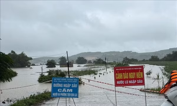 Thanh Hóa tiếp tục có mưa cục bộ, nguy cơ ngập lụt còn cao