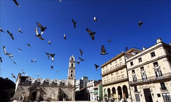 Quảng trường Chim bồ câu - điểm đến ưa thích ở La Habana