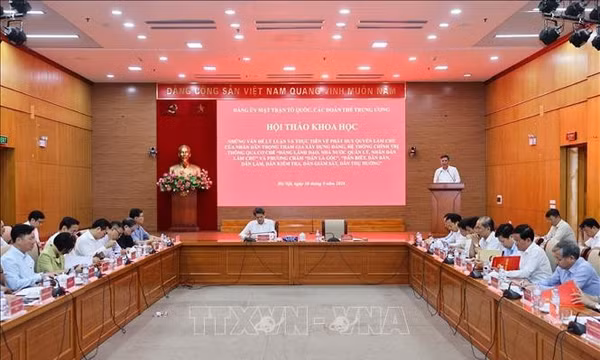 Phát huy quyền làm chủ của nhân dân trong xây dựng Đảng, Nhà nước và hệ thống chính trị
