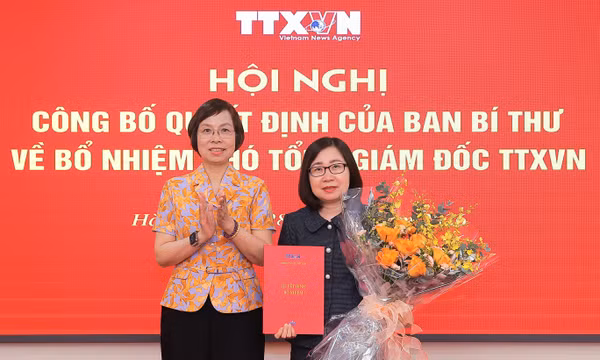 Công bố quyết định Ban Bí thư về bổ nhiệm Phó Tổng Giám đốc TTXVN