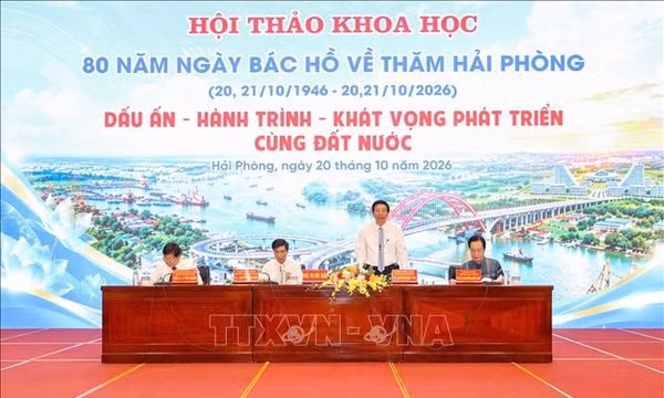 Hội thảo khoa học 80 năm Ngày Bác Hồ về thăm Hải Phòng