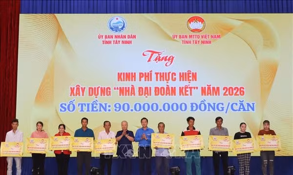 Tây Ninh phát động Chương trình 'Nhà Đại đoàn kết' năm 2026