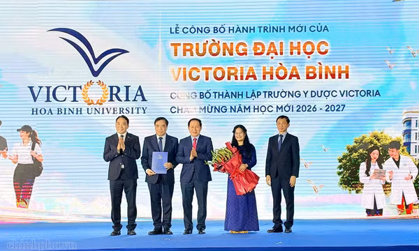 Lễ công bố Quyết định thành lập Trường Đại học Victoria Hòa Bình