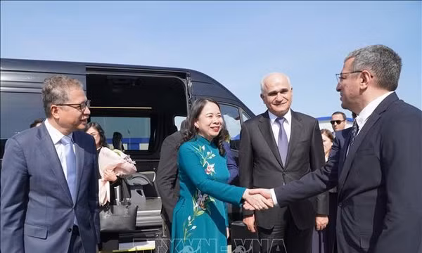 Phó Chủ tịch nước Võ Thị Ánh Xuân hội đàm với Tổng thống Azerbaijan