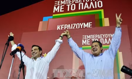Ông Alexis Tsipras tuyên thệ nhậm chức Thủ tướng Hy Lạp