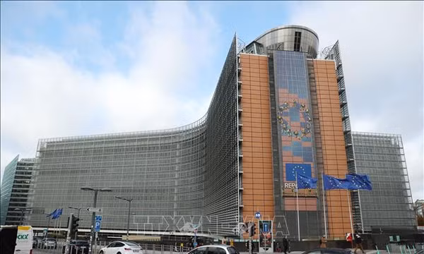 Trụ sở Ủy ban châu Âu tại Brussels, Bỉ. Ảnh: THX/TTXVN
