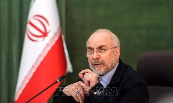 Chủ tịch Quốc hội Iran Mohammad Bagher Ghalibaf. Ảnh: IRNA/TTXVN