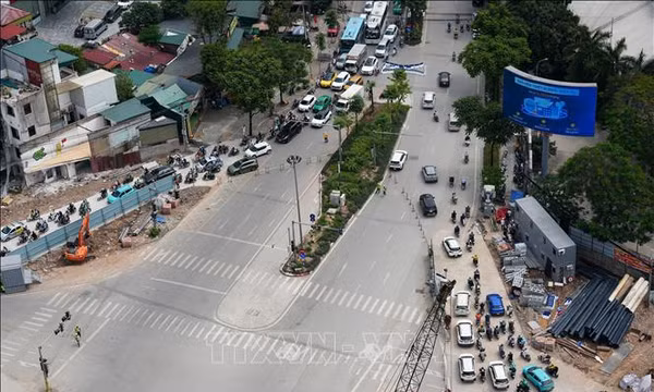 Hà Nội điều chỉnh giao thông qua nút giao La Thành - Nguyễn Chí Thanh