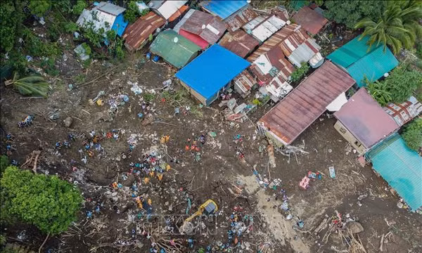 Lũ lụt và lở đất do bão Trà Mi khiến 130 người chết và mất tích tại Philippines