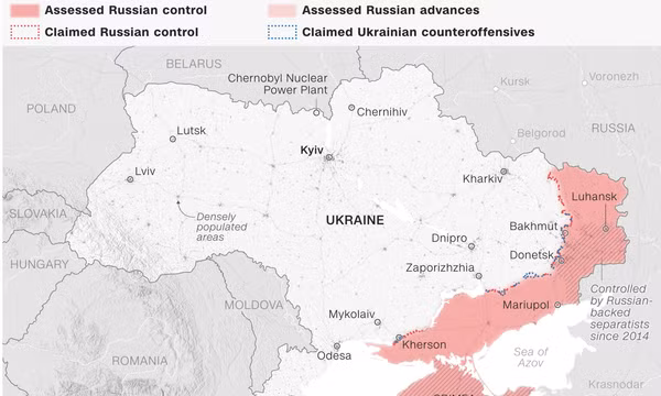Mục đích của Ukraine khi tăng cường tấn công Crimea