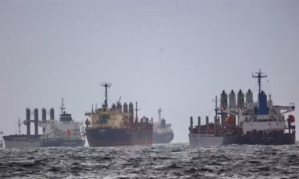 Tàu thuyền di chuyển trên Biển Đen. Ảnh: IRNA/TTXVN