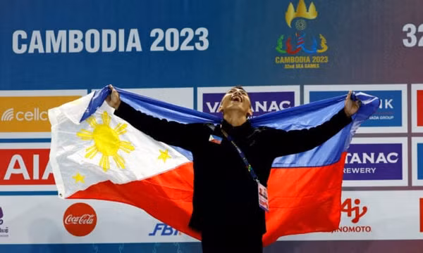 SEA Games 32: Câu chuyện cảm động sau tấm HCV của VĐV Philippines