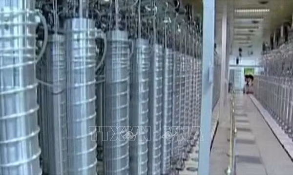 Bên trong cơ sở hạt nhân Natanz của Iran. Ảnh minh họa: IRNA/TTXVN
