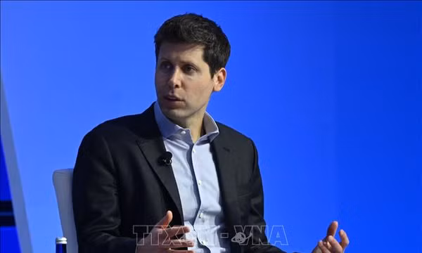 Giám đốc điều hành OpenAI Sam Altman. Ảnh: AFP/TTXVN (Không được phép sử dụng, chia sẻ bởi bên thứ ba)