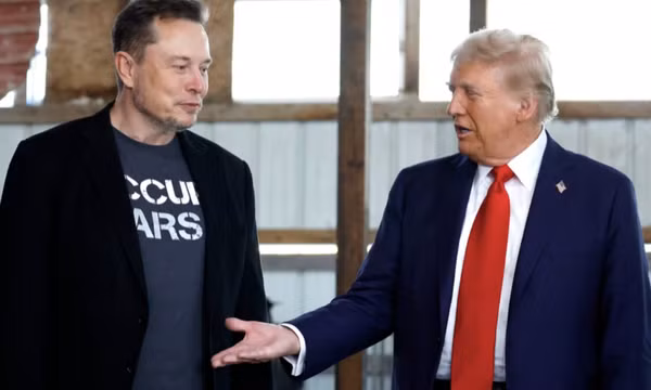 Ông Trump cùng tỷ phú Elon Musk tham dự sự kiện của SpaceX
