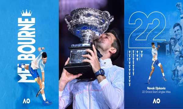 Novak Djokovic hoàn tất cú La Decima - ‘Nhà Vua’ tại Melbourne