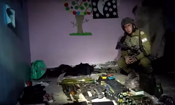 Quân đội Israel phát hiện kho vũ khí và dấu vết con tin bị giam giữ ở bệnh viện tại Dải Gaza