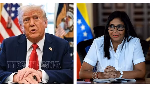 Tổng thống Mỹ và Tổng thống lâm thời Venezuela bàn hợp tác chiến lược
