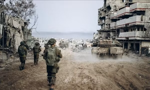 Binh sĩ Israel tiến hành chiến dịch quân sự tại Dải Gaza. Ảnh tư liệu: THX/TTXVN