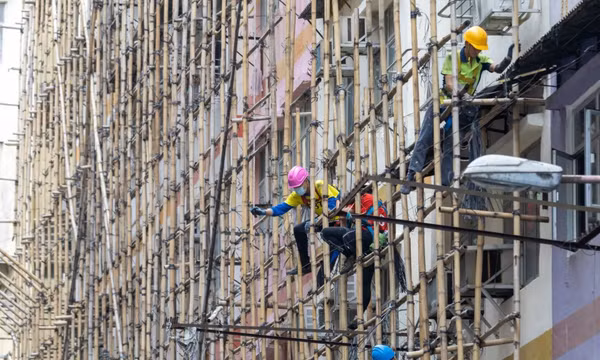 Tại sao giàn giáo tre được sử dụng phổ biến trong xây dựng ở Hong Kong?