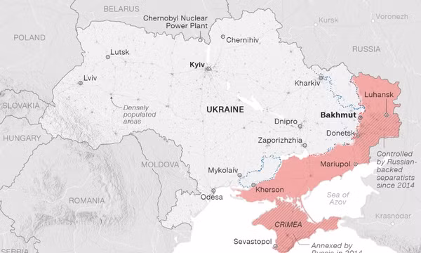 Lý do khiến Nga và Ukraine đều nỗ lực giành quyền kiểm soát thành phố Bakhmut