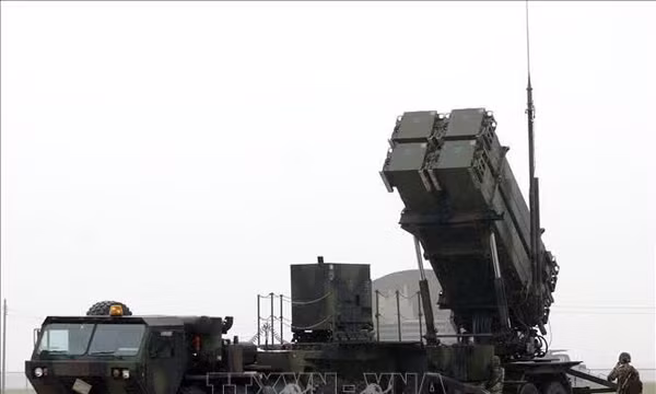 Hệ thống phòng thủ tên lửa Patriot PAC-3 của Mỹ. Ảnh minh họa: AFP/TTXVN (Không được phép chia sẻ, khai thác bởi bên thứ ba)