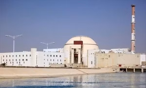 Nhà máy điện hạt nhân Bushehr của Iran. Ảnh: IRNA/TTXVN
