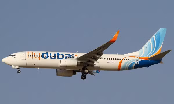 Một máy bay của hãng FlyDubai. Ảnh: Wikimedia Commons